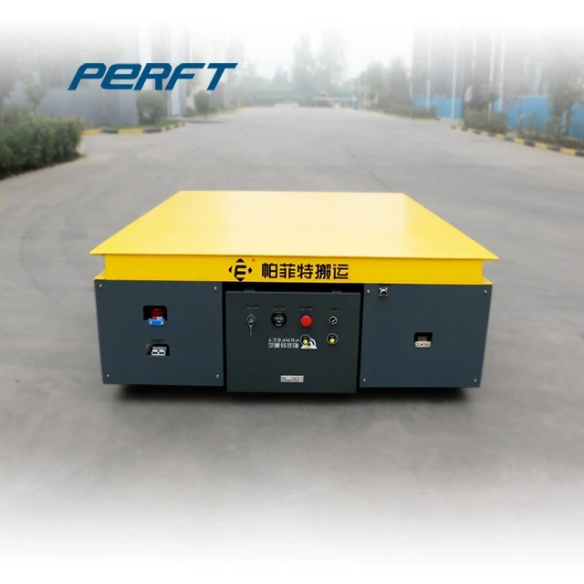 Motorized Rail Powered Transfer Trolley For Steel Scrap 80 Ton Transfer Cart suppliers